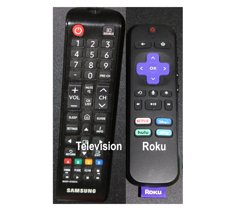 TV Roku controller